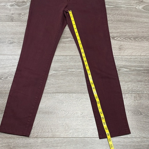 NWT else Malbec Wine Burgundy Skinny Denim Jeans 27 - Picture 11 of 16